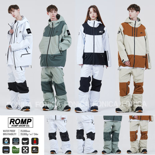 ROMP韩国滑雪裤男女款双板单板