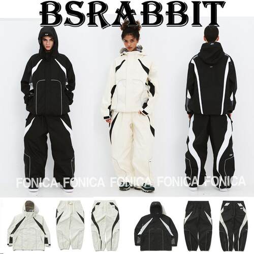 滑雪服BSRABBIT防水防风连帽开衫