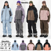 24DIMITO韩国滑雪服防水防风透气双单板双板男女款 保暖LEVEL