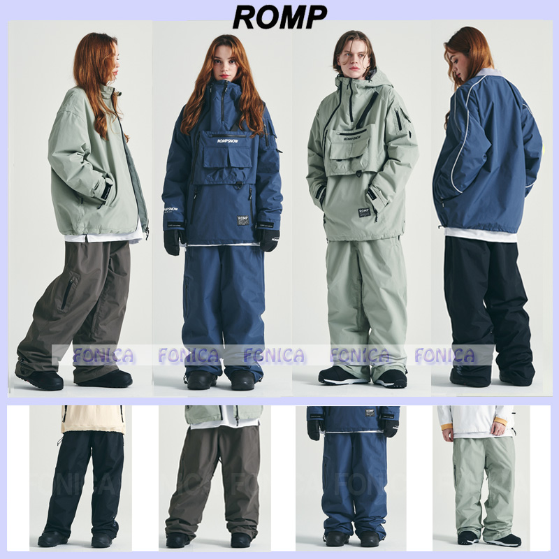 ROMP滑雪裤直筒宽松防水耐磨