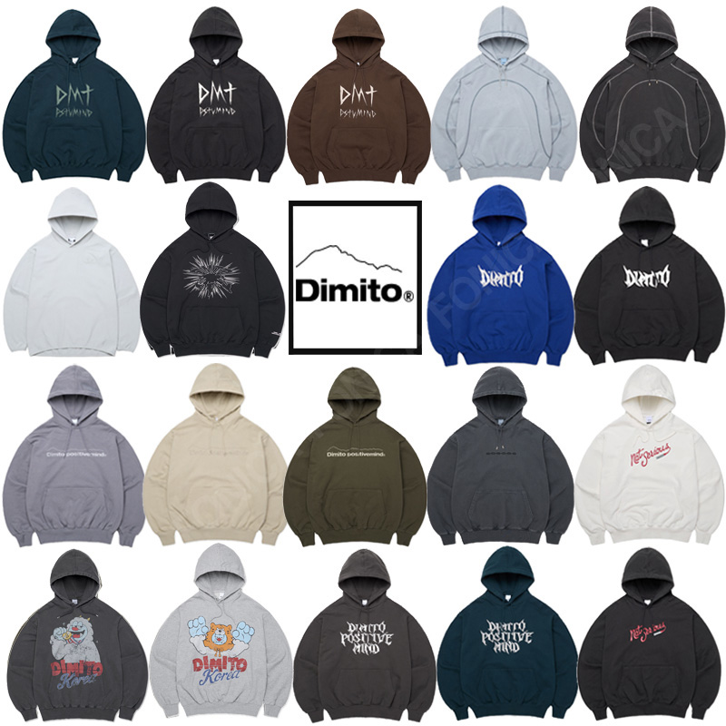 DIMITO韩国长款滑雪卫衣连帽保暖