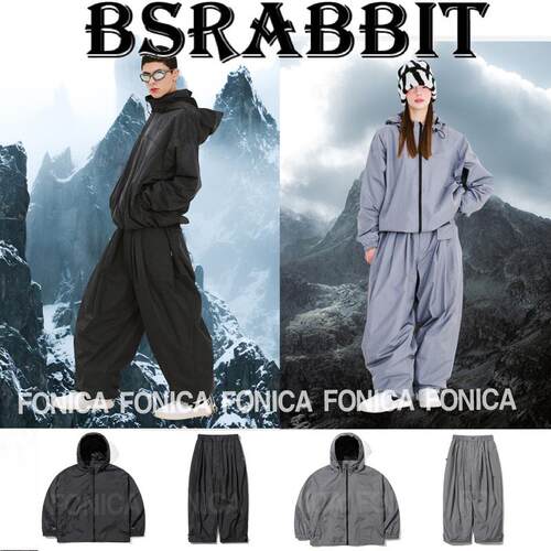 滑雪服BSRABBIT套装防水防风拉链