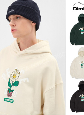 24DIMITO韩国长款滑雪卫衣打底衫连帽男女款单板双板绿色乳白色