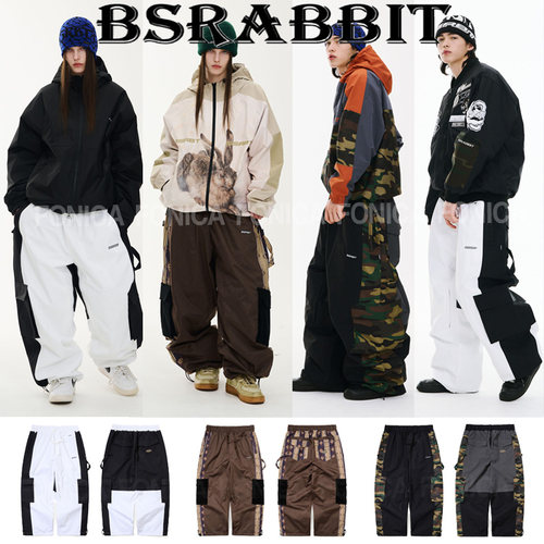 BSRABBIT韩国滑雪裤官方正品防水