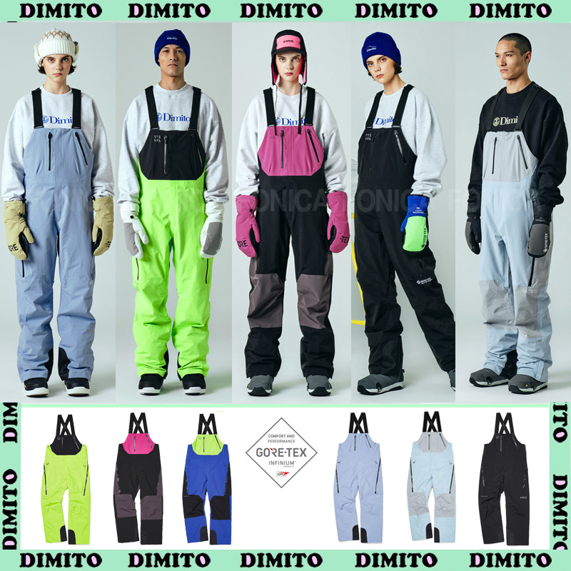 DIMITO滑雪背带裤风防水