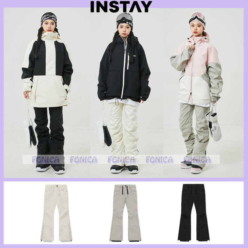 INSTAY滑雪裤韩国单板防水喇叭