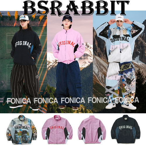 滑雪服BSRABBIT防水耐磨拉链粉色