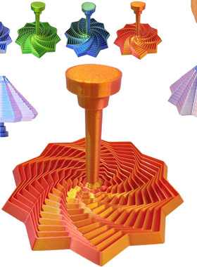 3D Printed Expanded Sensory Fidget Star Octagonal toys ADHD