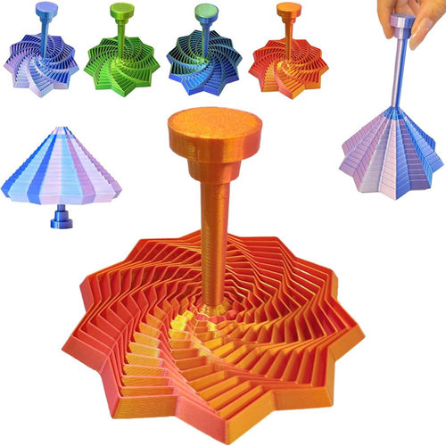 扩展感官烦躁之星3d八边形萝卜塔