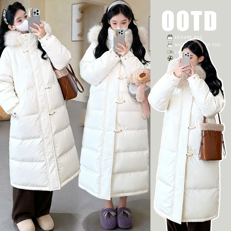 羽绒服孕妇装2025新款今年流行爆款冬外套时尚洋气加厚遮肚棉服