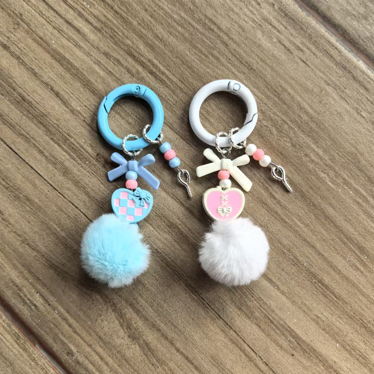 可爱彩色实色珠子装饰品