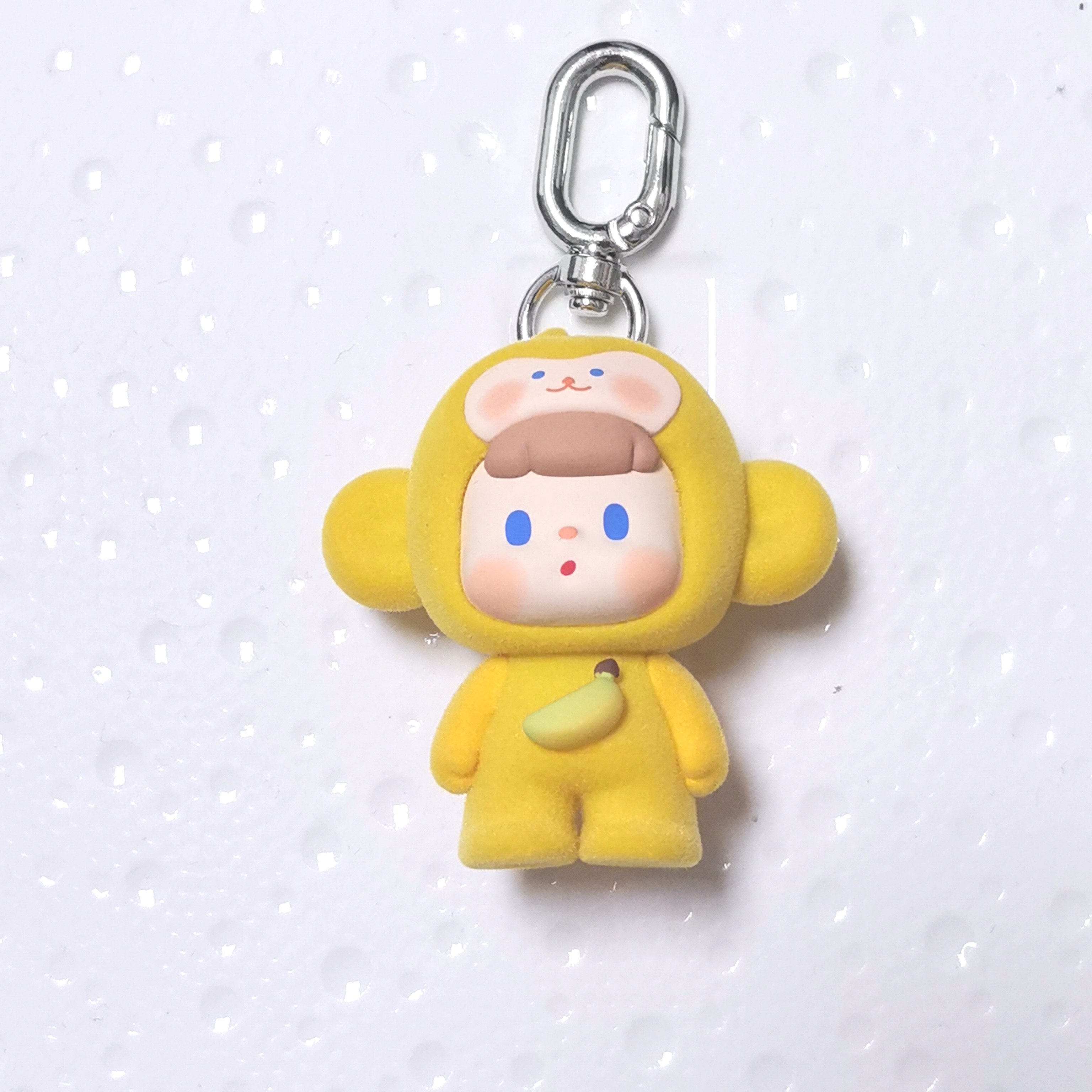 正版不二珍稀动物钥匙扣可爱公仔娃娃摆件礼物钥挂件配件