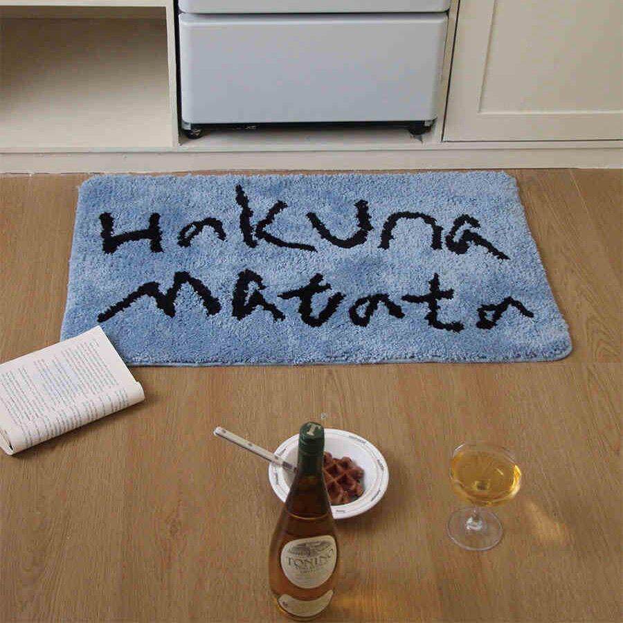 简约风地垫吸水卫生间卧室床边毯