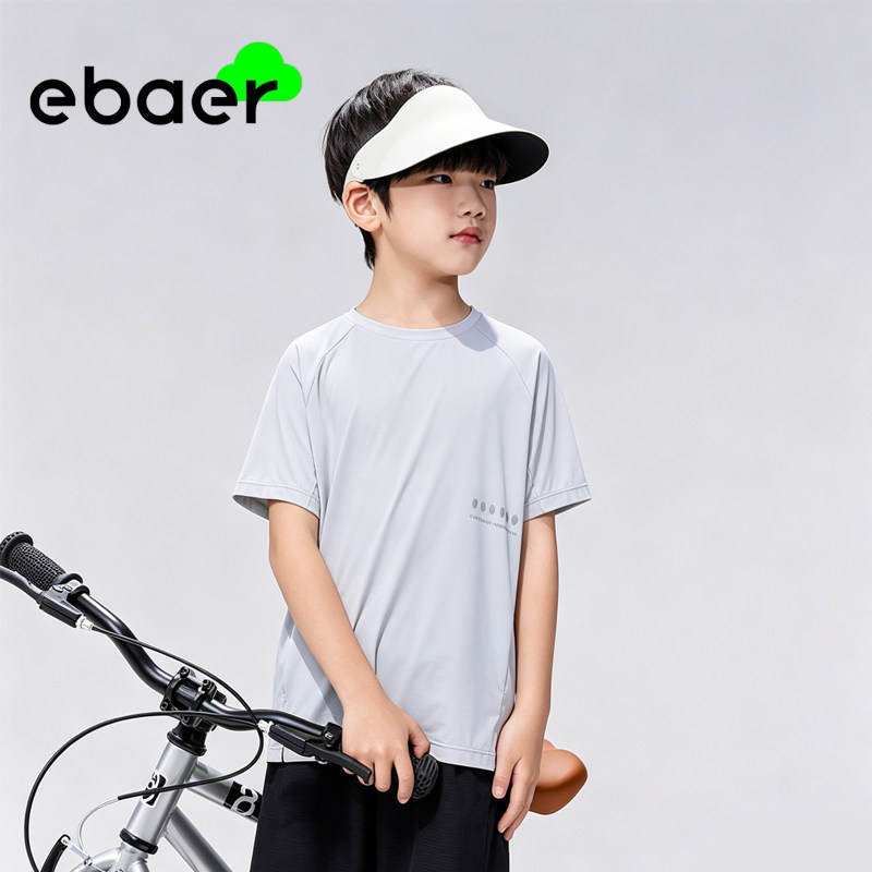 ebaer亲子短袖T恤运动速干T恤