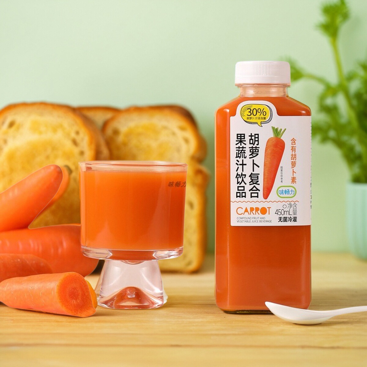 胡萝卜复合果蔬汁饮品