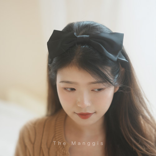 甜美公主超质感大蝴蝶结头箍