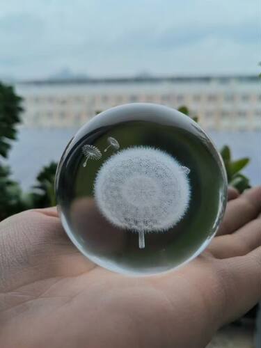 毕业礼物水晶球蓝牙旋转音乐盒