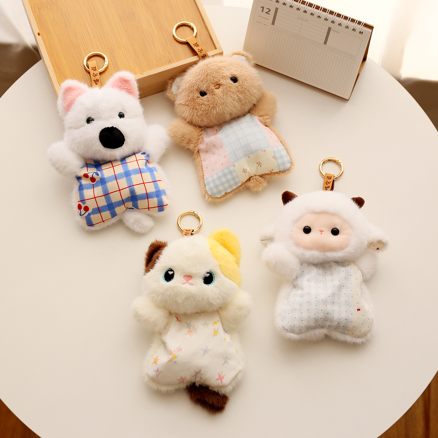 喵它姐豆袋钥匙扣挂件