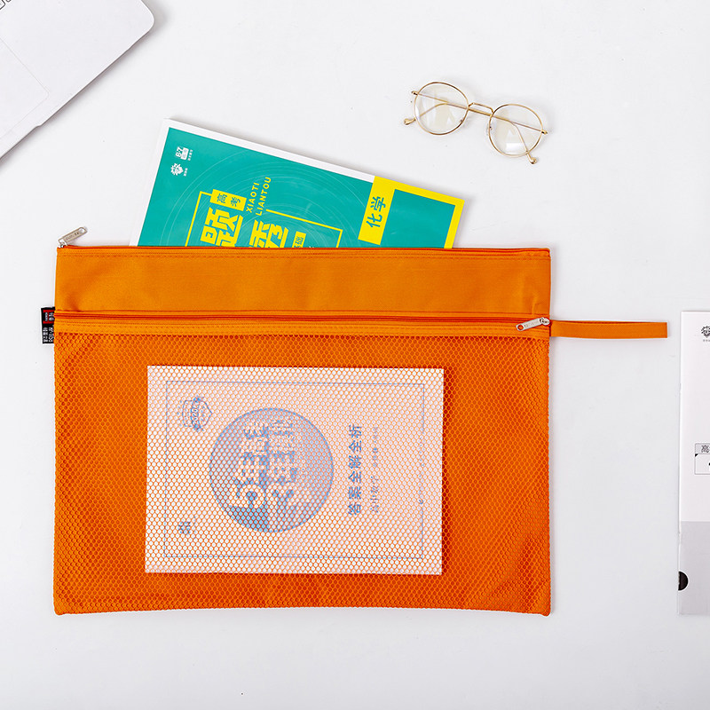 초대형 A3 파일 가방 캔버스 지퍼 핸드백 대용량 8K 그림 가방 아트 가방 그림 보관 가방