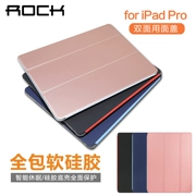 ROCK ipad Pro vỏ bảo vệ mềm silicon chống rơi trong suốt Máy tính bảng Apple 9.7 bao da 12.9 inch - Phụ kiện máy tính bảng