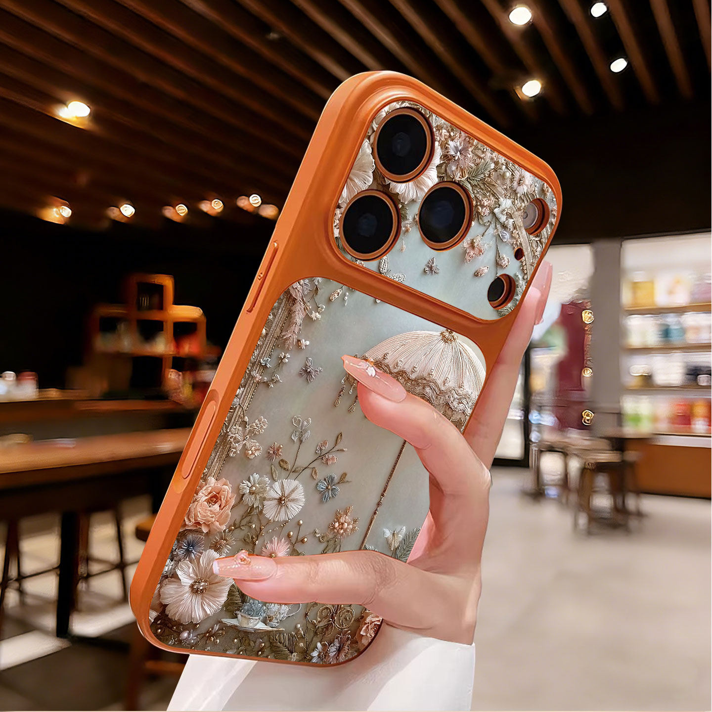 花伞叙旧适用苹果17promax手机壳新款iPhone16pro