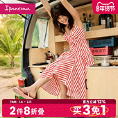 春夏休闲外穿夹脚凉拖鞋 Ipanema依帕经典 纯色系列人字拖女款 25226