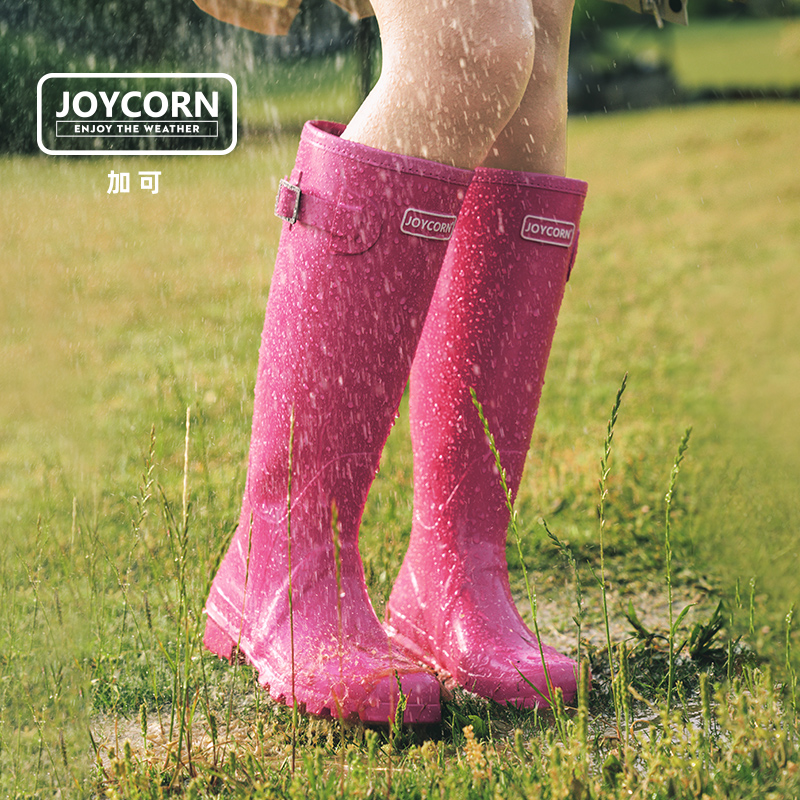 joycorn防水长筒雨鞋女靴新款