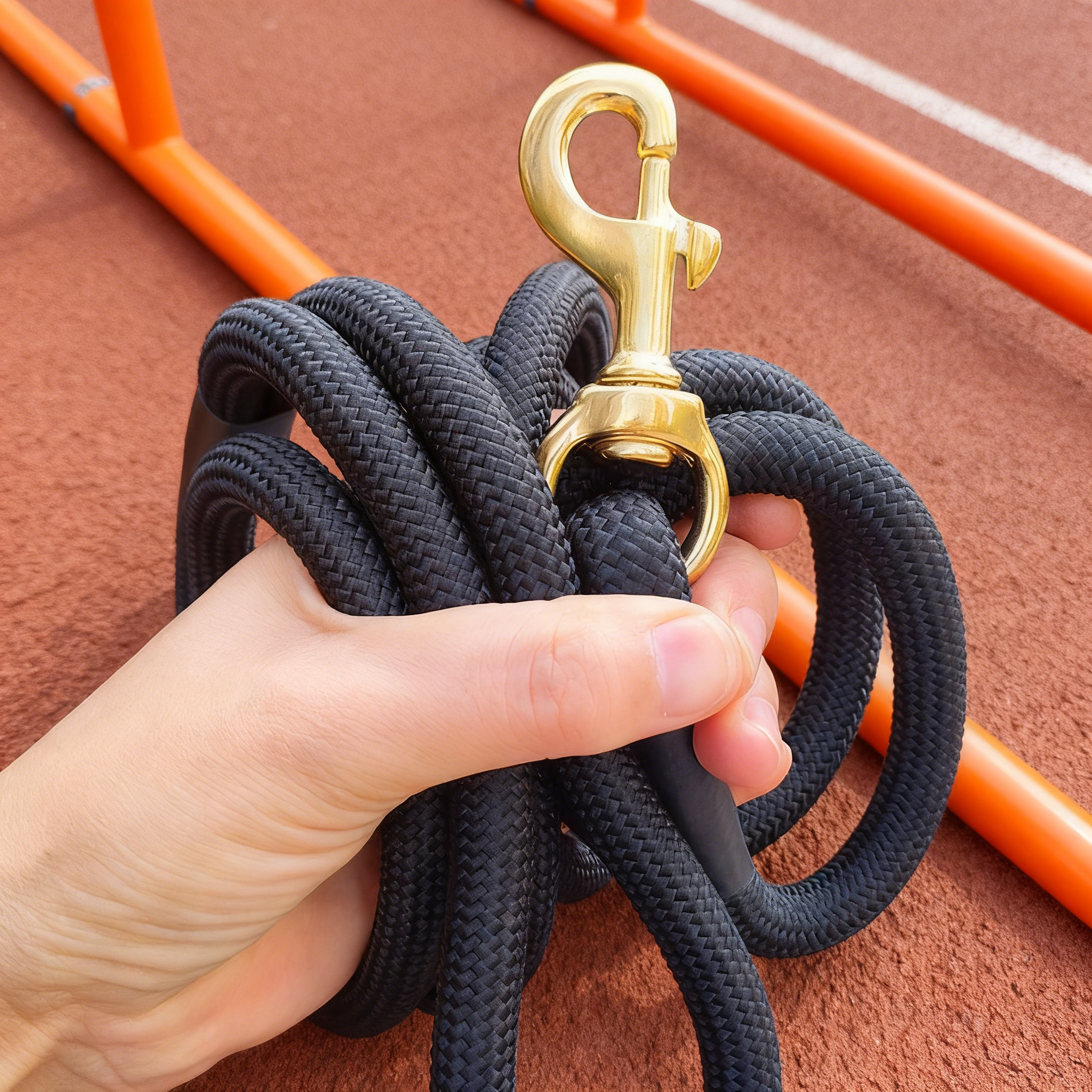 宠物防爆冲遛狗绳子狗牵引绳大型犬牵狗绳猛犬中型加粗加长纯铜钩