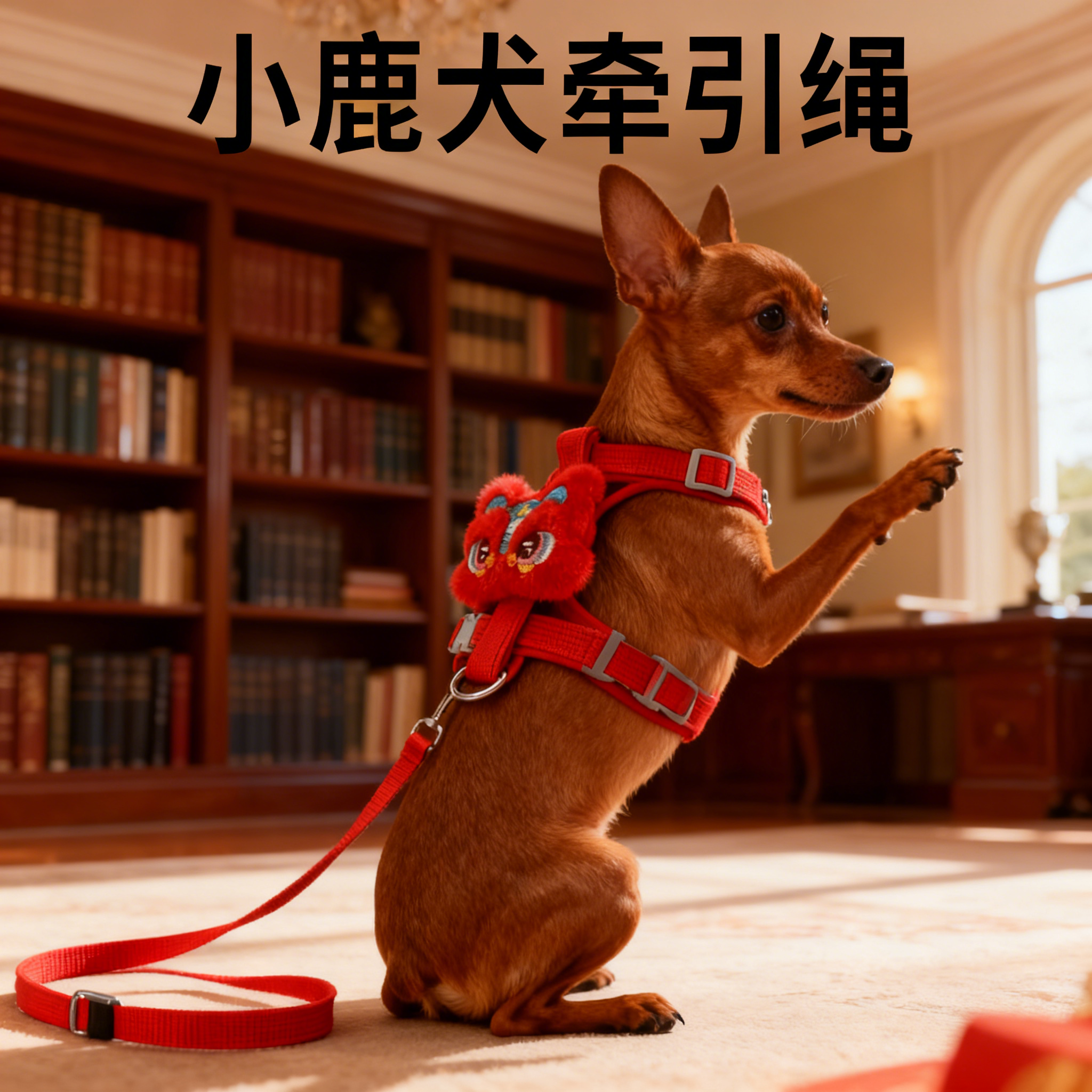 小鹿犬专用工字型胸背带醒狮超小体迷你犬幼犬外出防挣脱牵引绳,宠物/宠物食品及用品,猫牵引绳,淘宝优惠券,粉丝福利购,淘宝优惠卷