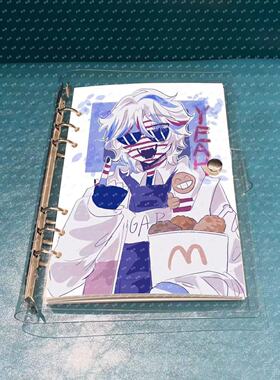 CountryHumans国拟活页本笔记本记事本CH五常美国激励学习记账本