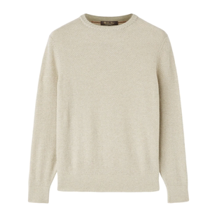 LoroPiana 针织衫 婴儿羊绒柔软轻盈蜂巢提花新款 诺悠翩雅男士