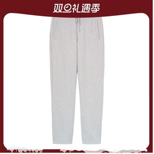 运动裤 Loro 冰川灰抽绳腰部休闲慢跑裤 诺悠翩雅男裤 Piana