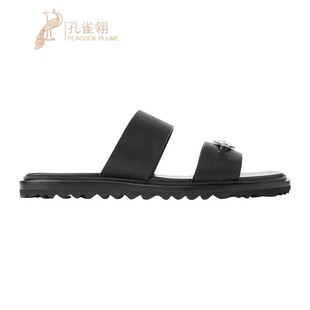 拖鞋 Nappa皮革Diamond链模底橡胶衬里新款 周仰杰男士 JimmyChoo