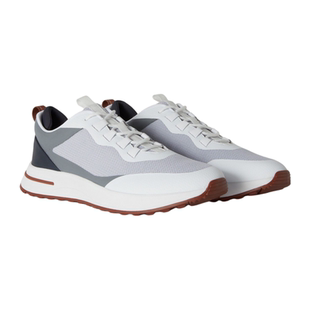 Loro 诺悠翩雅男鞋 纤维针织系带低帮休闲运动鞋 Piana