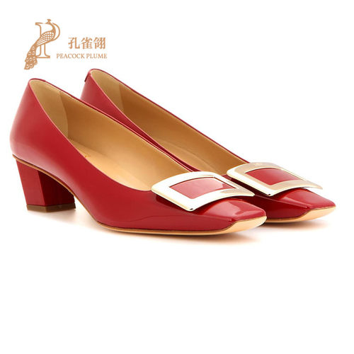 rogervivier罗杰维金属扣女鞋