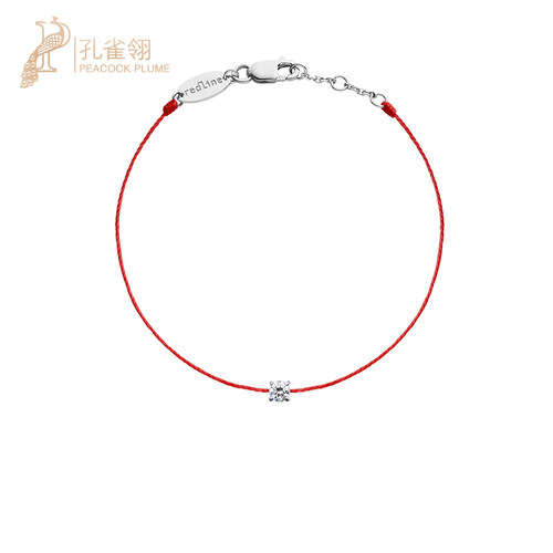 红绳女士时尚风克拉钻石手链