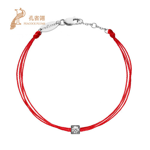 redline/红绳2021圆形白金钻石