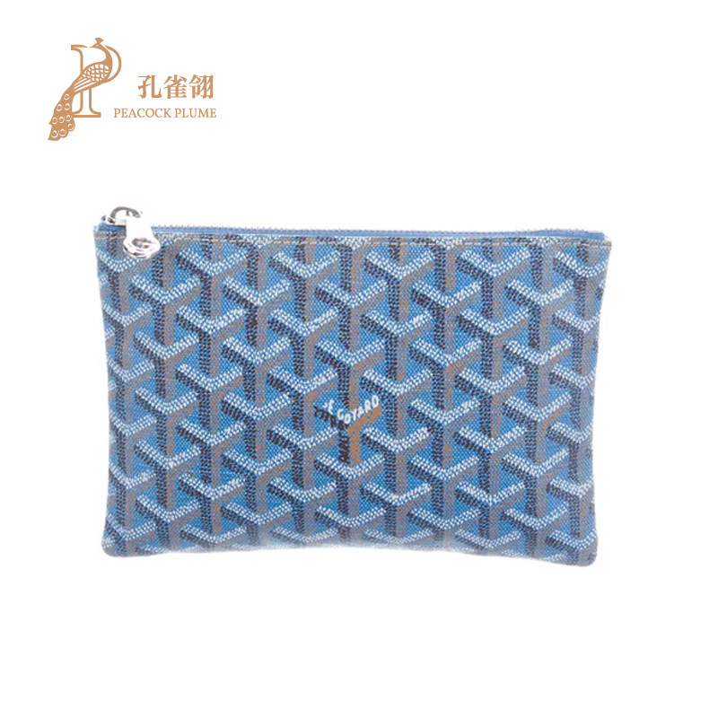 Goyard（法国）/高雅德2021新款女包戈雅时尚经典涂层帆布手拿包