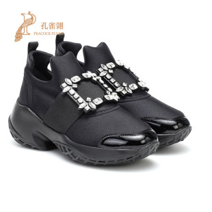 Vivier 运动鞋 罗杰·维维亚新款 嵌闪钻饰扣时尚 女鞋 Roger