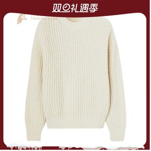 肩形长袖 Loro 羊绒针织英式 诺悠翩雅男装 圆领毛衣 Piana