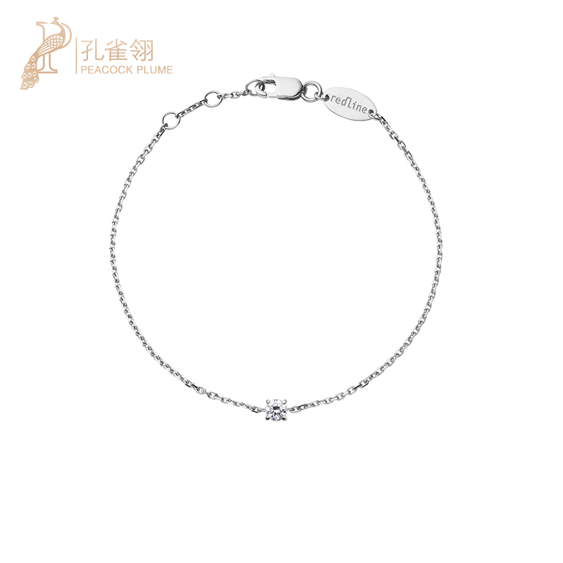 简约红绳女士克拉手链