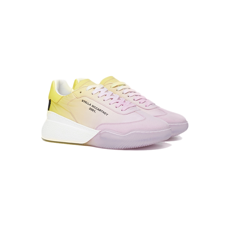Stella McCartney/斯特拉女士渐变色厚底舒适低帮系带运动鞋