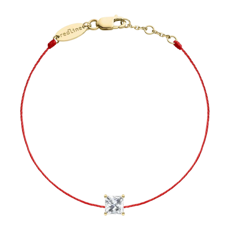 RedLine/红绳女士螺纹手链首饰阳光灿烂钻石温暖黄金自信活力新款
