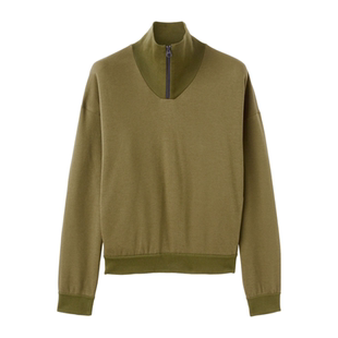 LoroPiana 针织衫 拉绒羊绒面料罗纹领口胸前新款 诺悠翩雅男士