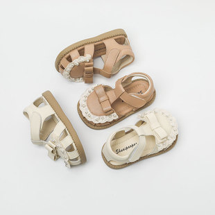 公主鞋 1一3岁女宝宝防滑沙滩鞋 夏季 婴幼儿软底学步鞋 新款 女童凉鞋