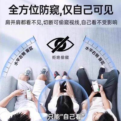 适用vivos50promini防窥膜vivox8200pro机膜x300pro披圣新款px100x手90曲屏s30s20全屏覆盖x0ro高清防摔保护