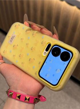 早黄色碎花n适小米17pr无品牌\/omax手机壳小米15/14/13pro新款红米K90/80ins风Ren春o14/13二合用一fidX9/X8
