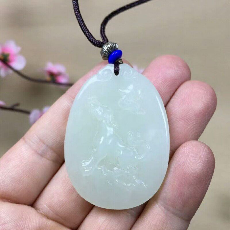 生肖狗天然男女款新疆和田玉包邮