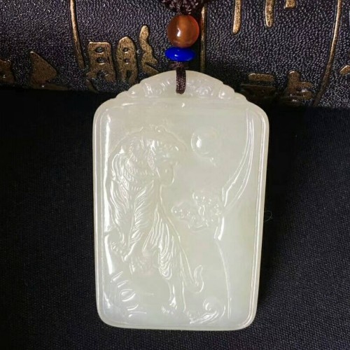 天然吊坠挂件男款新疆和田玉包邮