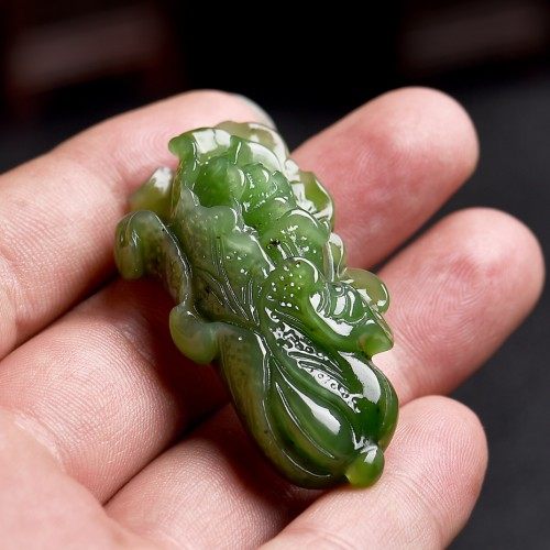 白菜男女款招财保平安新疆和田玉